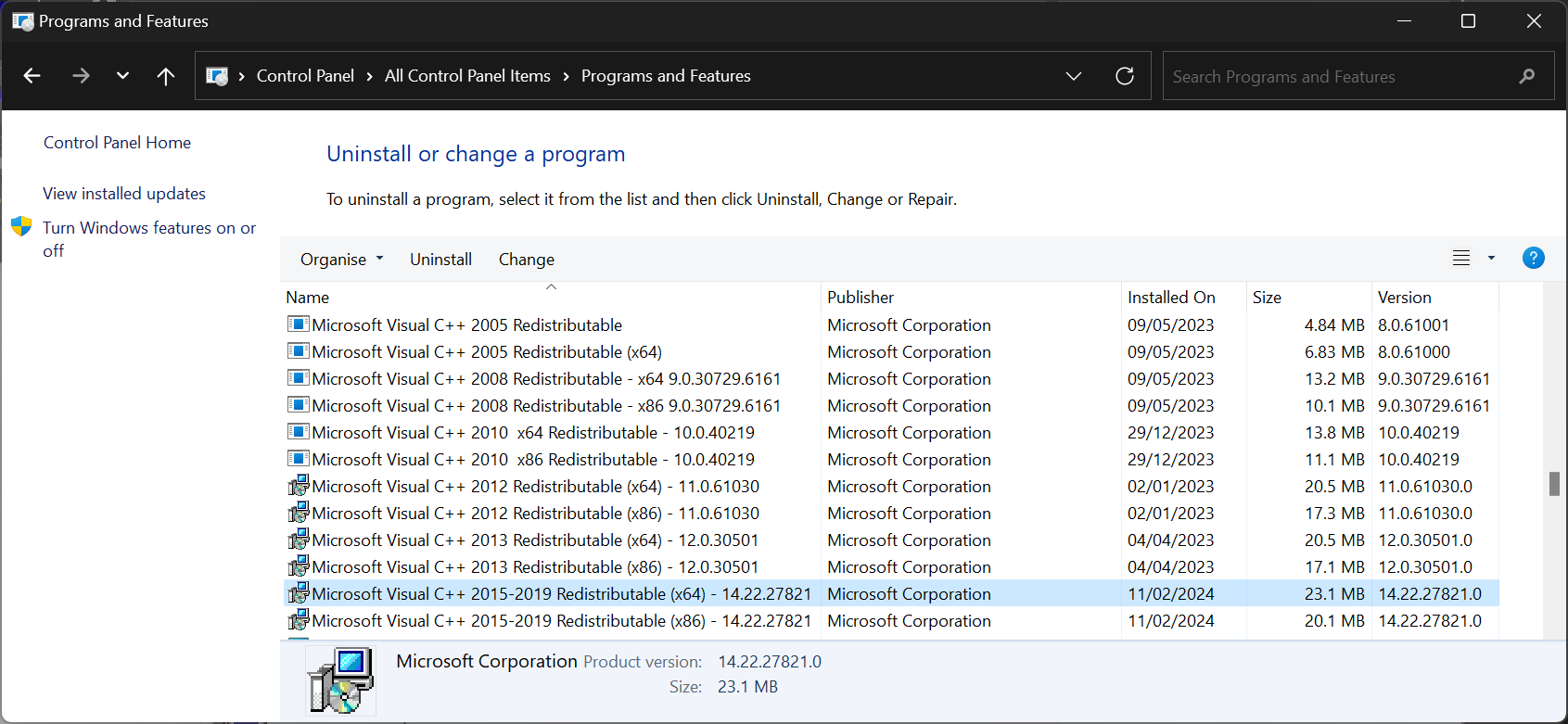 程序和功能