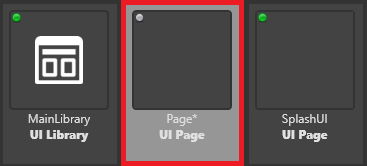 已添加的 UI 页面